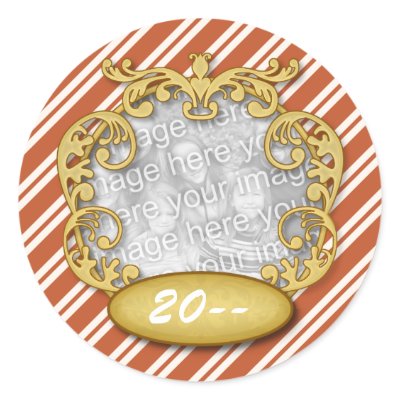 Baby First Christmas Candy Cane Stripes by OrangeBirdDesigns