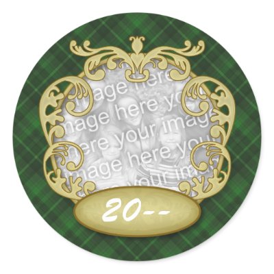Baby First Christmas Green Plaid by OrangeBirdDesigns