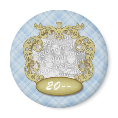Baby First Christmas Light Blue Plaid by OrangeBirdDesigns