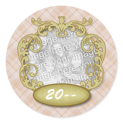 Baby First Christmas Orange Plaid by OrangeBirdDesigns