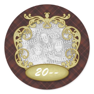 Baby First Christmas Red Plaid by OrangeBirdDesigns