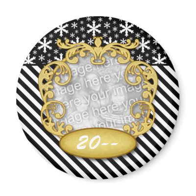 Baby First Christmas Snowflake Stripe Black White by OrangeBirdDesigns