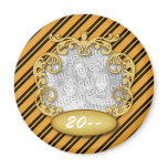 Baby First Christmas Tiger Stripes magnets