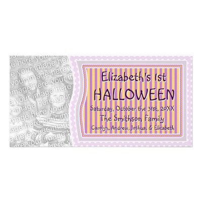 Baby First Halloween Orange Purple Custom by OrangeBirdDesigns