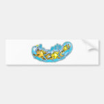 Baby Fish Playing Together / Fish To Toe :) Bumper Stickers