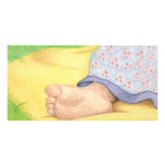 Baby foot photo cards