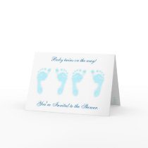 Baby Footprints (Boy Twins)