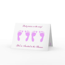 Baby Footprints (Girl Twins)