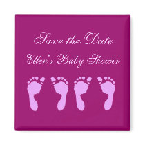 Baby Footprints (Girl Twins)