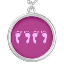 Baby Footprints (Girl Twins)