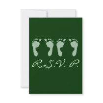 Baby Footprints (Green Twins)