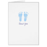 Baby Footprints Thank You Note Card