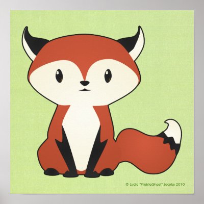 Baby Fox Print by ShoppingforBaby
