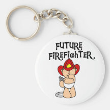 Baby Future Firefighter Key Chains