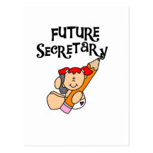 Baby Future Secretary  Tshirts and Gifts Post Card