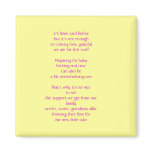 Baby Gift Thank You magnets