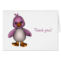 Baby Gift Thank You Notecard