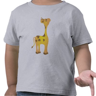 Baby Giraffe Shirt by trennea