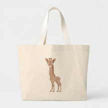 Baby Giraffe Tote Bag