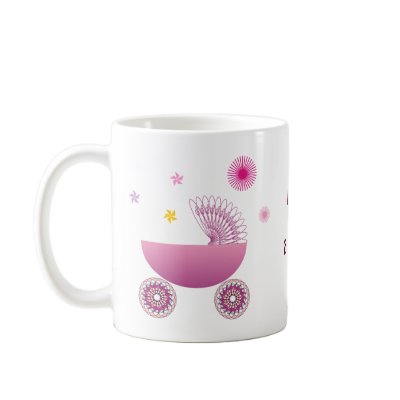 Baby Girl A1 Mug by iwheels