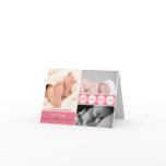 Baby Girl Announcement Cards