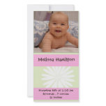 baby girl announcement photo card photo cards