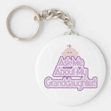 Baby Girl Ask About My Granddaughter Tshirts Keychains