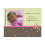 Baby Girl Birth Announcement