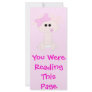 Baby Girl Bookmark Template Customized Rack Card