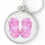 Baby Girl Booties Premium Keychain