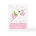 Baby Girl Congratulations, Birth of baby girl cards