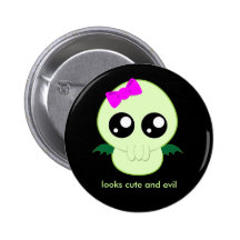 Baby Girl Cthulhu Pin