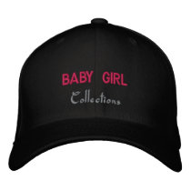 Baby Girl fitted hats Embroidered Hat