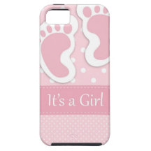 Baby Girl Footprints Adorable iPhone 5 Cases