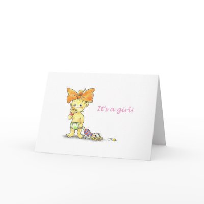 Baby girl Greeting Card by jsoh