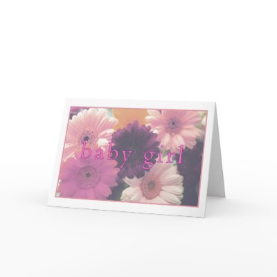 Baby Girl Greeting Card by donnabellas