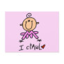 Baby Girl I Crawl Tshirts and Gifts Postcards
