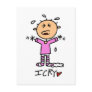Baby Girl I Cry Tshirts and Gifts Post Card