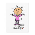 Baby Girl I Cry Tshirts and Gifts postcards