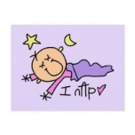 Baby Girl I Nap Tshirts and Gifts Post Card