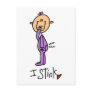 Baby Girl I Stink T-shirts and Gifts Postcard