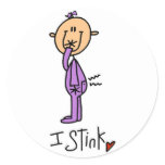 Baby Girl I Stink T-shirts and Gifts Sticker