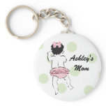 Baby Girl in Ruffled Panties Key Chain