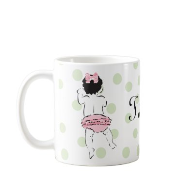 Baby Girl in Ruffled Panties Mug by MissNNick