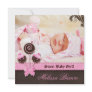 Baby Girl Invitation Announcement Cake Pops Pink