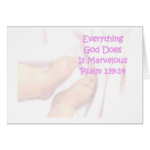 Baby Girl Marvel Greeting Card