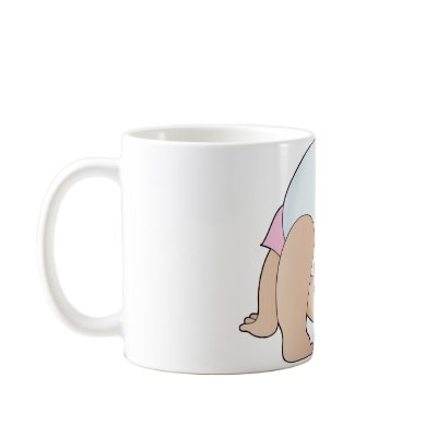 Baby Girl Mug by Maria_K_Bell