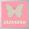 Baby Girl  Name Pint posters