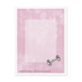 Baby Girl Pink Flowers Postcard