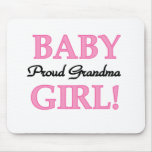 Baby Girl Proud Grandma  mousepads